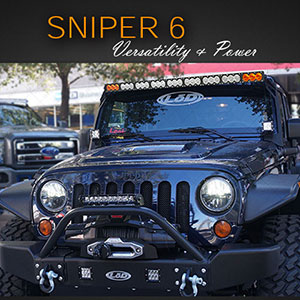 LED Light Bar | Sniper | Single Row Style and Power